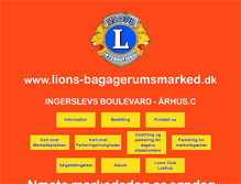 Tablet Screenshot of lions-bagagerumsmarked.dk